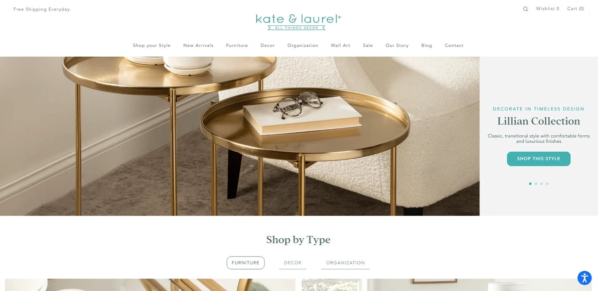Kate & Laurel storefront